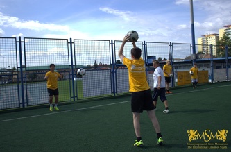 Football training, July 2015