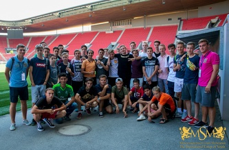 24.07.18 Excursion at the stadium of FC 