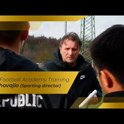 Training under the guidance of sports director Zakhovailo