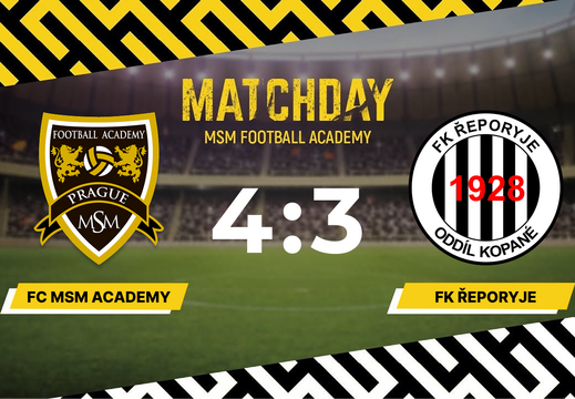 FC MSM Academy — FK Řeporyje — 4:3 |29.03.2026