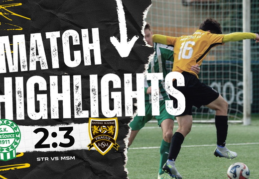 SK Střešovice 1911 2-3  FC MSM Academy | Highlights | 21.03.2026